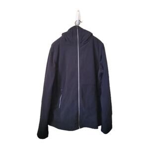 SCOTTeVEST Black Fleece Chloe Full Zip Hoodie Size Medium Travel Pockets